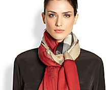 Scarves, shawls and wraps from select fashion houses